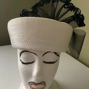 Unbranded | Accessories | Stylish White W Black Embellished  display picture 3